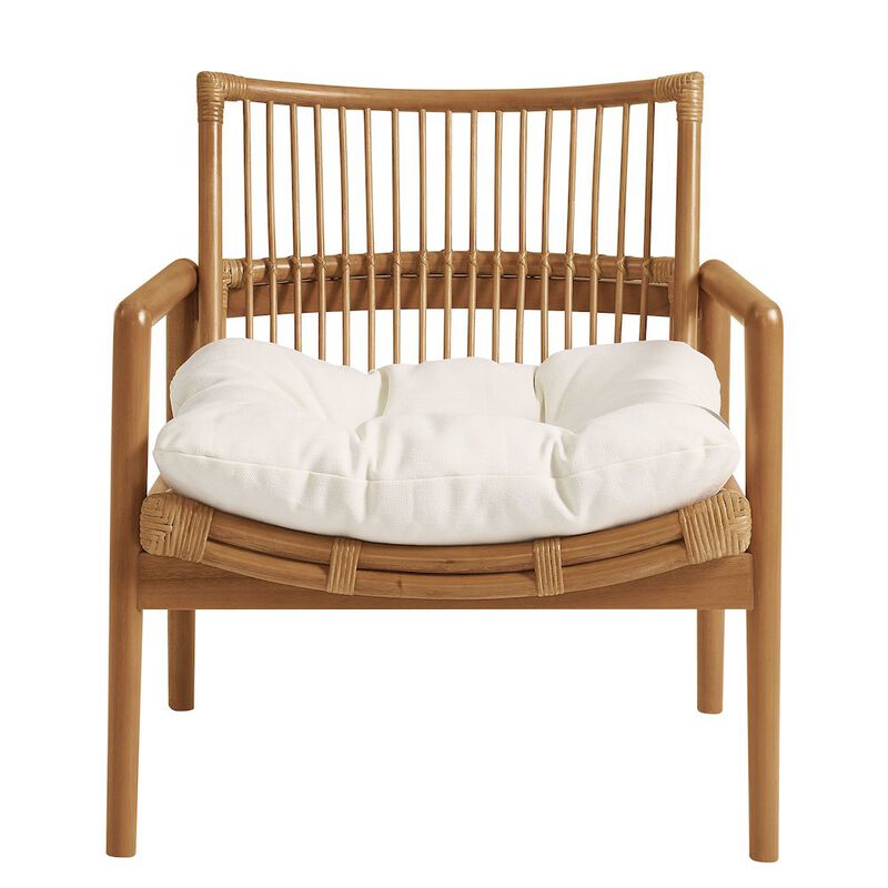 Tula Wood Rattan Lounge Chair image number 5