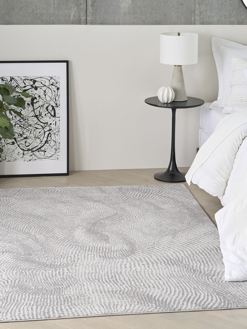 Central Park West CEP01 Gray 6' x 9' Rug