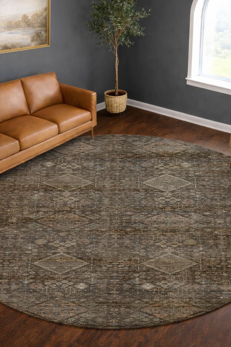 Aristo AR1 Chocolate 9' x 12' Rug image number 3