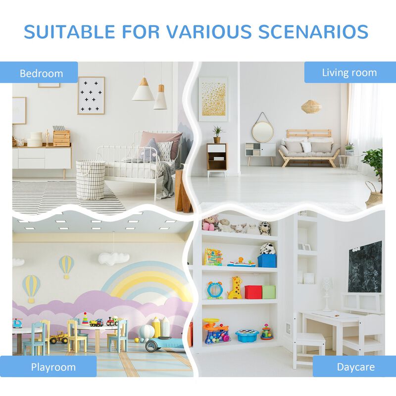 Grey Kids' Organizer: Freestanding Cabinet with Bookshelf and Drawers