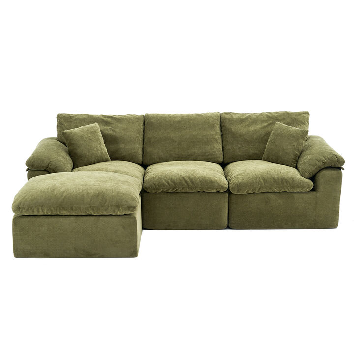 Vubdar L Shape Cloud Couch