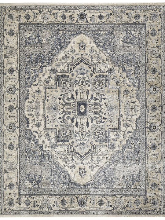 Quarry QUA18 Ivory/Navy 7'10" x 9'10" Rug