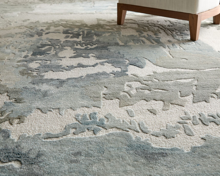 Kendall 8A62F Blue/Gray 5' x 8' Rug