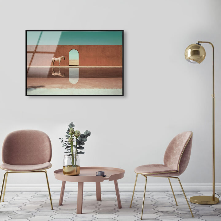 Western Reflections Animals Canvas Print by Oliver Gal