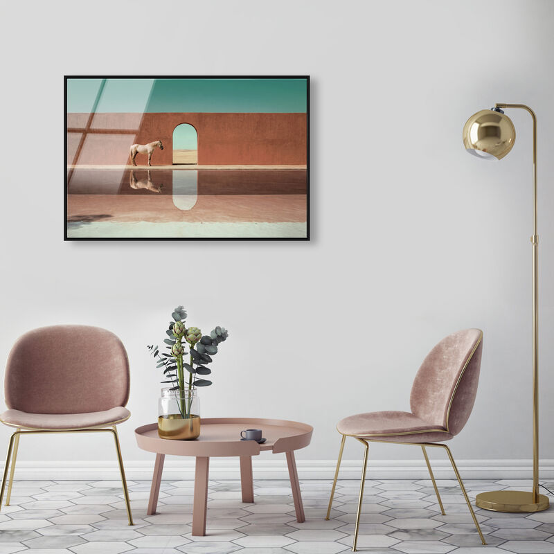 Western Reflections Animals Canvas Print by Oliver Gal image number 1