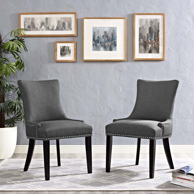 Marquis Dining Side Chair Fabric Set of 2 image number 4