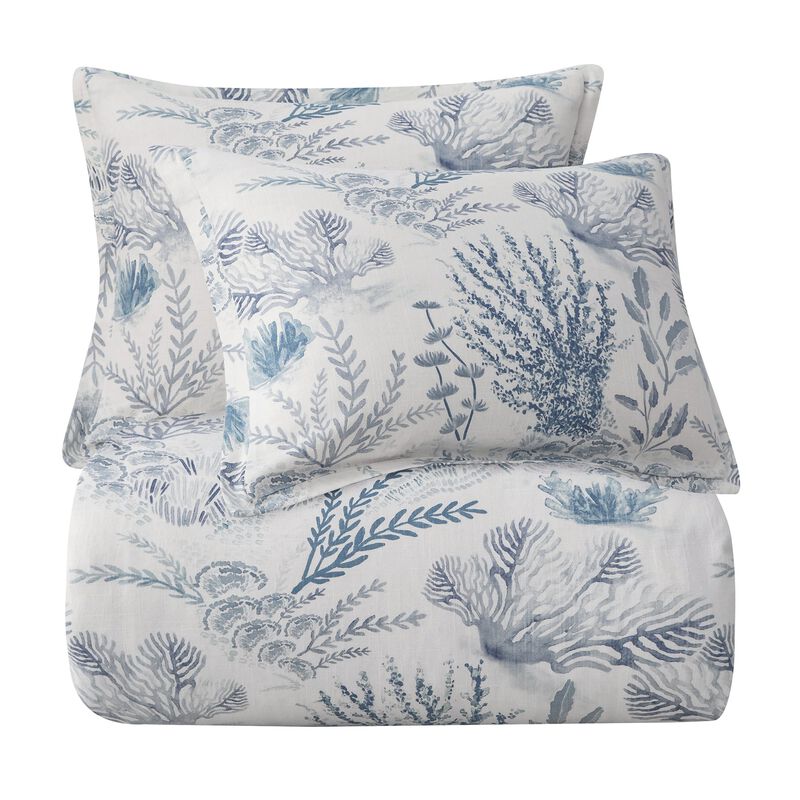 Oceania Blue Queen Duvet Cover Set image number 0