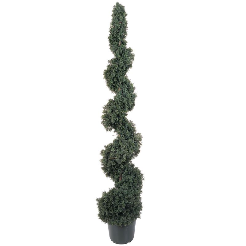 Hivvago 5 Feet Cedar Spiral Silk Tree (In-door/Out-door)