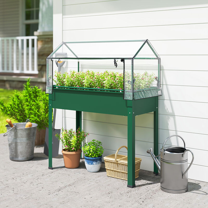 Hivvago Elevated Vegetable Planter with Drainage Hole image number 1