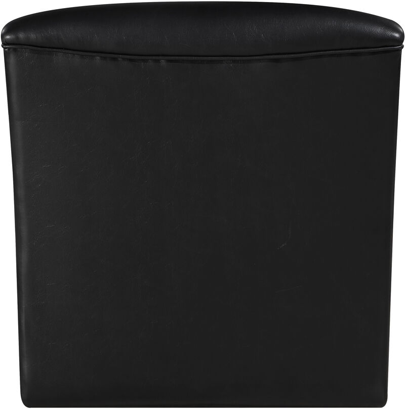 Meridian Furniture Vega Black Vegan Leather Accent Chair