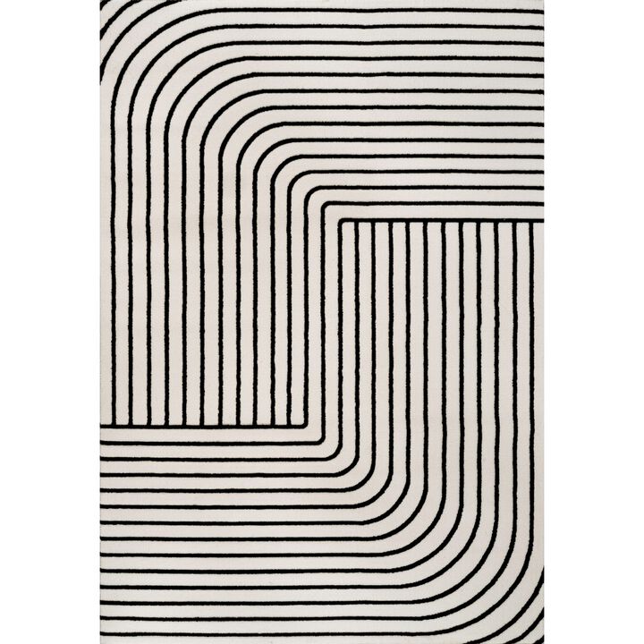 Odense Minimalist Angle Geometric Area Rug