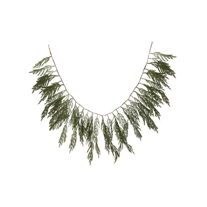 Faux Cypress Garland, Natural