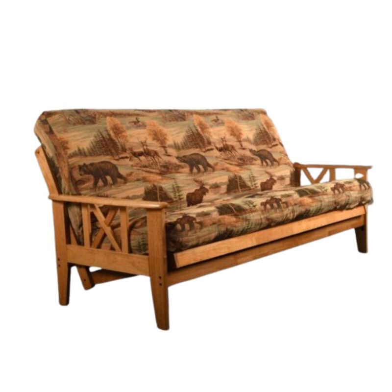 Lodge Frame-Natural Finish-Canadian Mattress