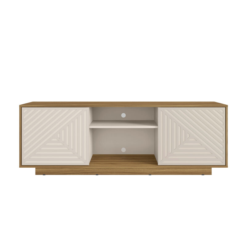 Streamdale Modern TV Stand For TVs Up To 70", Oak