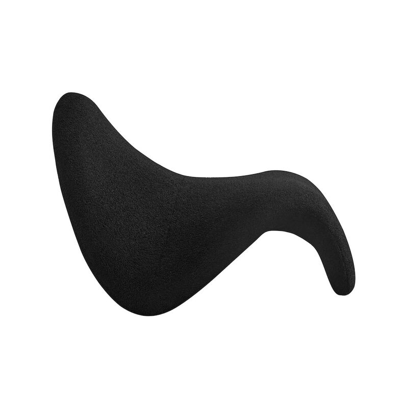 Meridian Furniture Theodore Black Fur Accent Chair