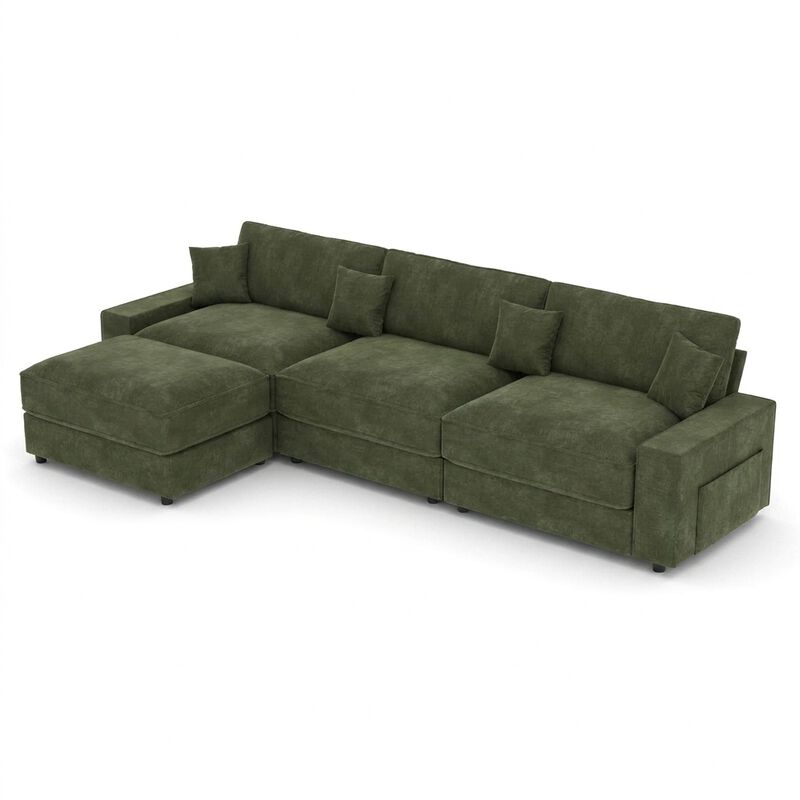 114.2" Modular L-Shaped Sectional Sofa image number 0