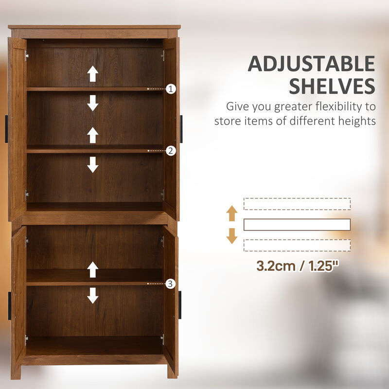 Multi-Tier Storage Cabinet with Closed Compartments for Home Organization image number 4