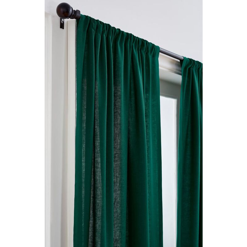 Solino Home 100% Pure Linen Curtain - Linen Curtain