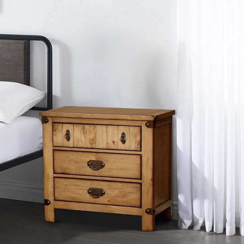 Streamdale Weathered Elm Nightstand with USB/Outlet image number 4
