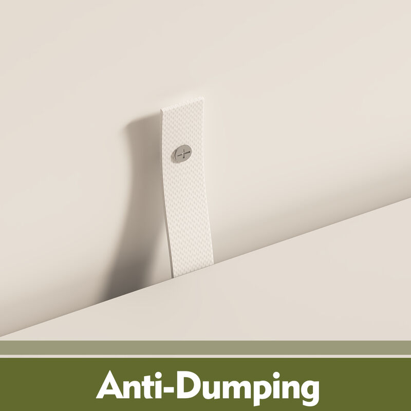 White Wooden 9-Drawer Chest of Drawers 55.1 in. W x 37 in. H x 15.7 in. D Console TV Stand, Modern European Style