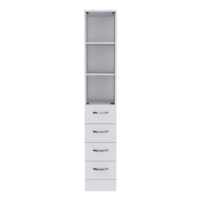 Magna Linen Cabinet-White