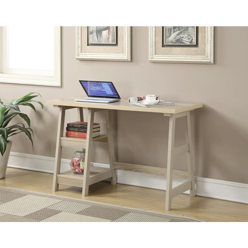 Convience Concept, Inc. Designs2Go Trestle Desk with Shelves