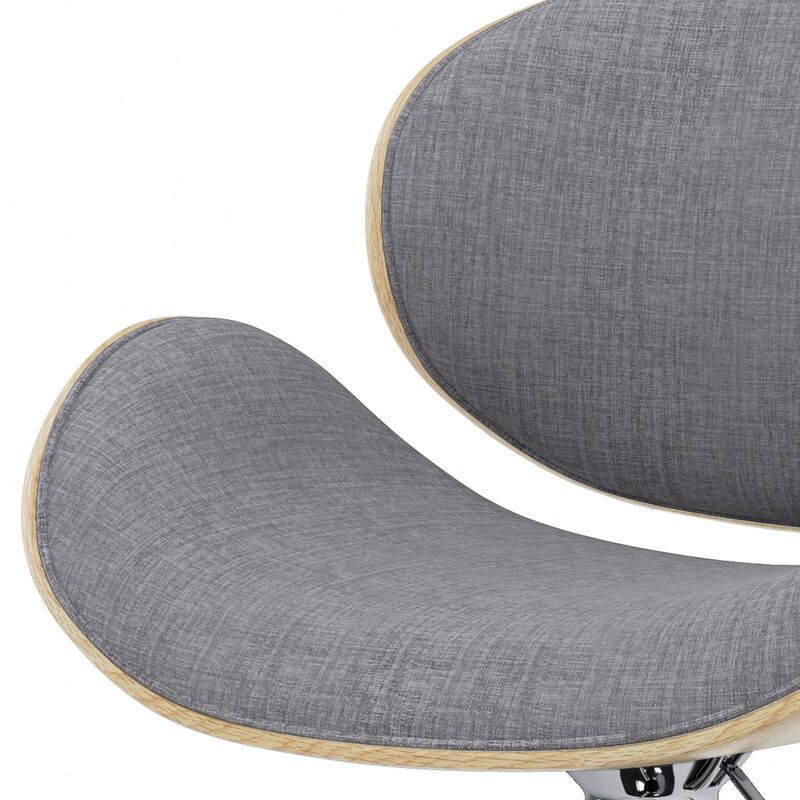 Marana Bentwood Adjustable Swivel Bar Stool