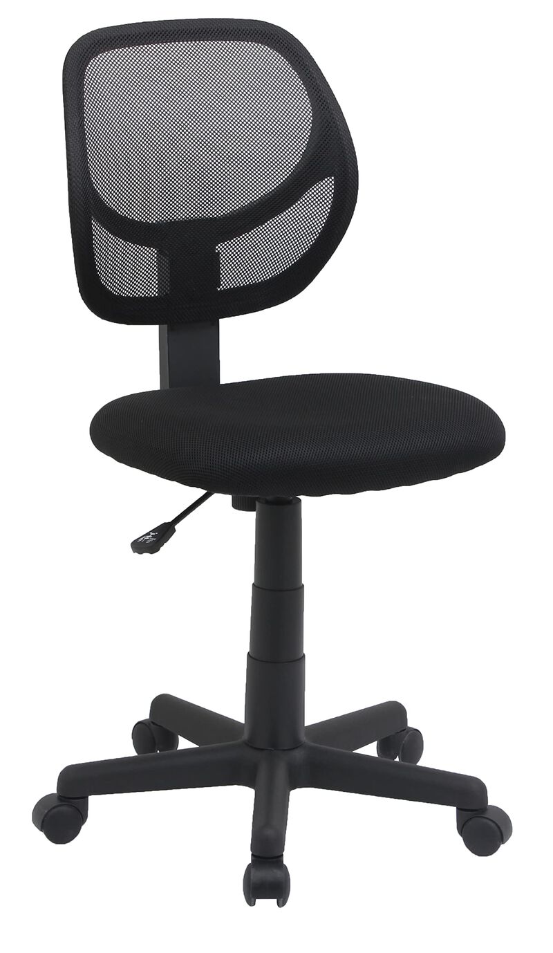 Amazon Basics Office Computer Task Desk Chair, Low-Back, Pneumatic Seat, Breathable Mesh, Adjustable, Swivel, BIFMA Certified, 2