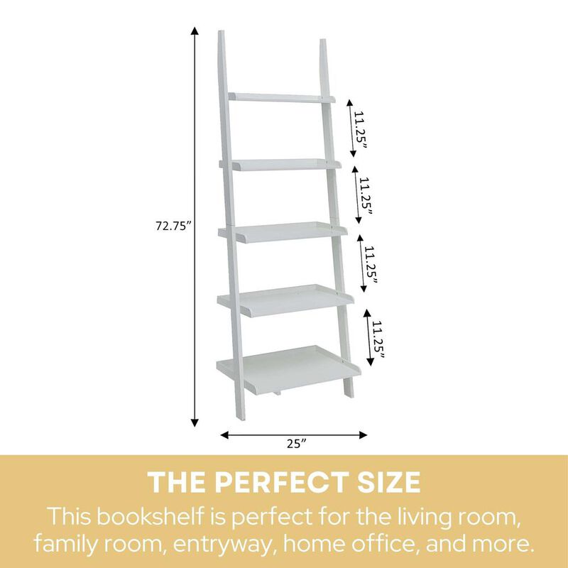 Convience Concept, Inc. French Country Bookshelf Ladder