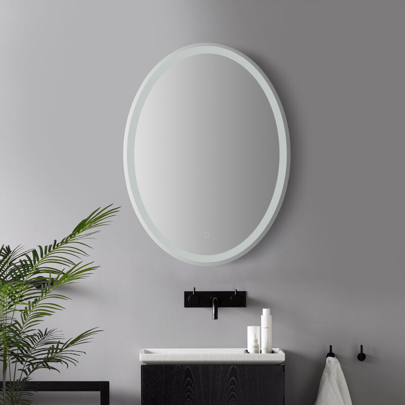 Dane 32W x 2H Small Antifog Front/Back-Lit Tri-Color Bathroom Vanity Mirror with Smart Touch