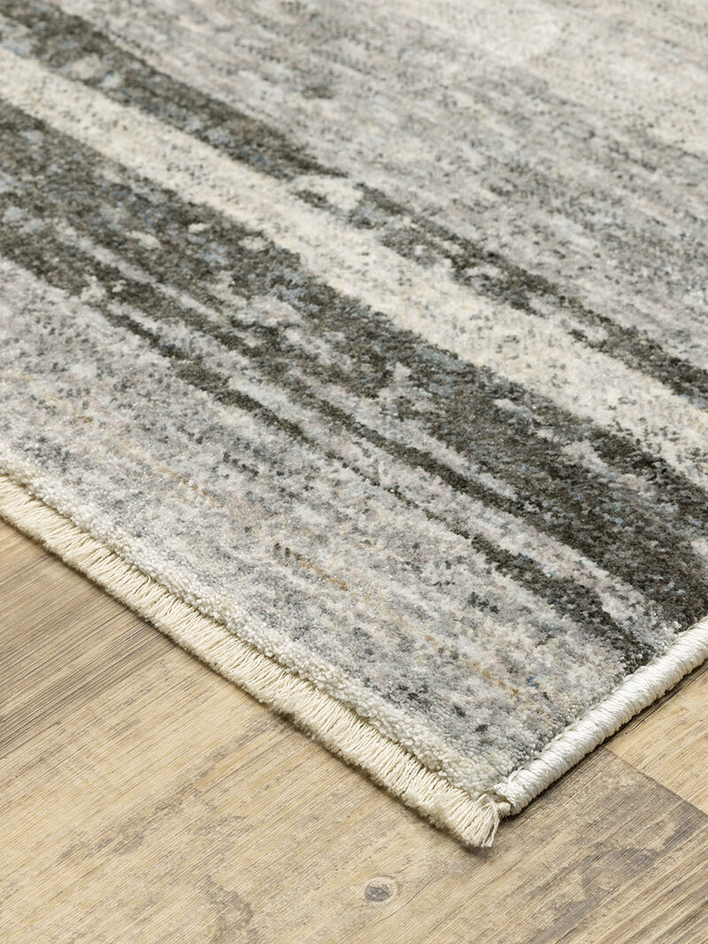 Hayden 5'3" x 7'6" Grey Rug image number 1