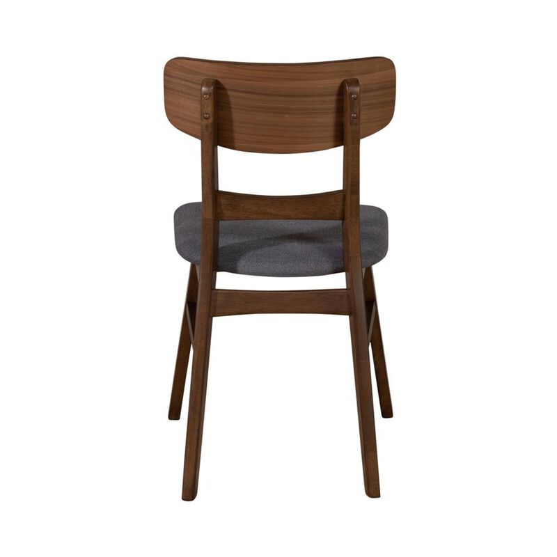 Liberty Furniture Panel Back Side Chair- Grey (RTA)- Set of 2 Contemporary Brown image number 1