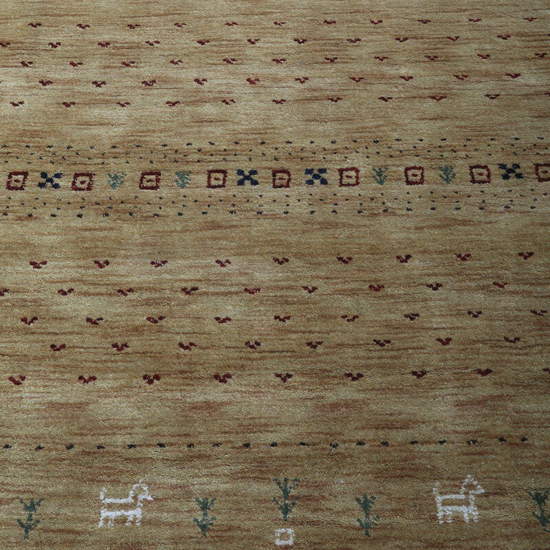 RUGSOTIC CARPETS HAND KNOTTED LOOM WOOL ECO-FRIENDLY AREA RUGS  - High Pile Thick Handmade Anti Skid Area Rugs for Living Room, Bed Room (L00585) image number 2