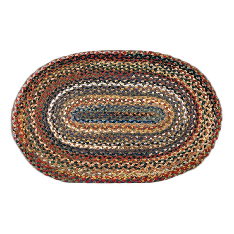 Earth Rugs C-999 Random Oval Braided Rug 5 Feet X 8 Feet image number 0