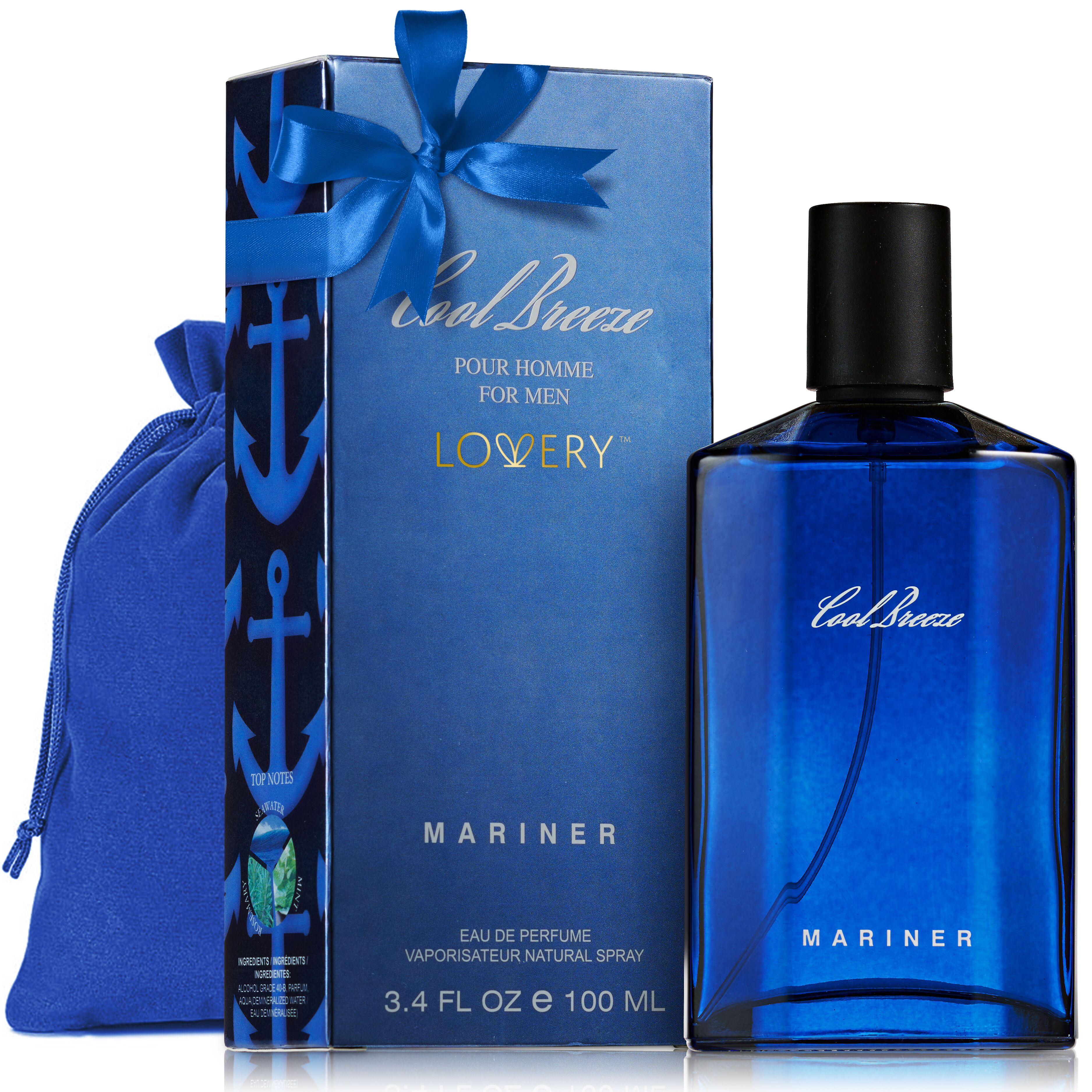 Men's Cool Breeze 3.4oz Eau De Parfum Gift Set