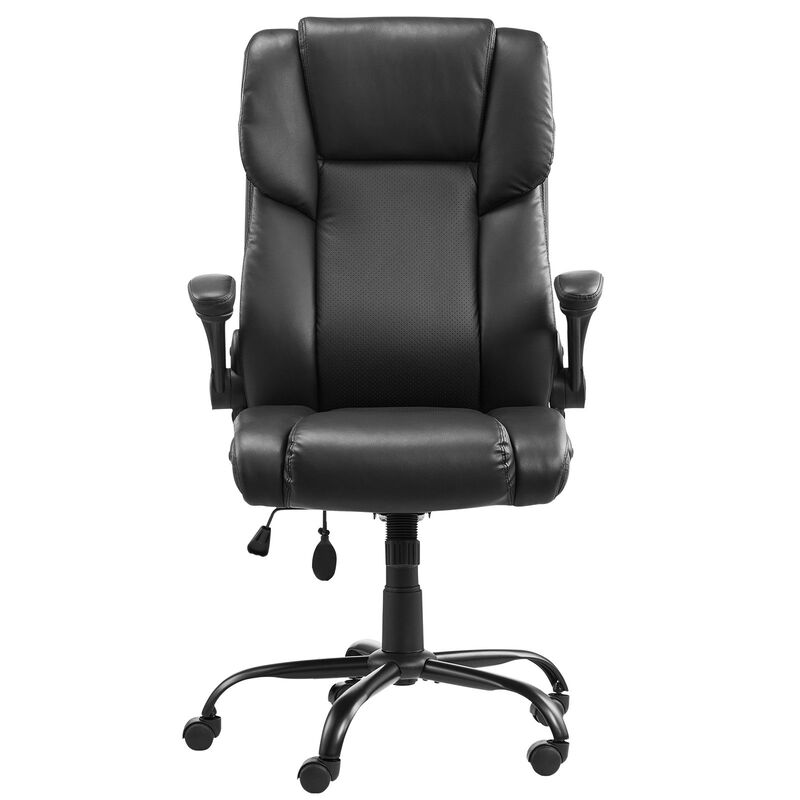 Executive Office Chair, Ergonomic PU Leather with Lumbar Support & Armrests image number 0