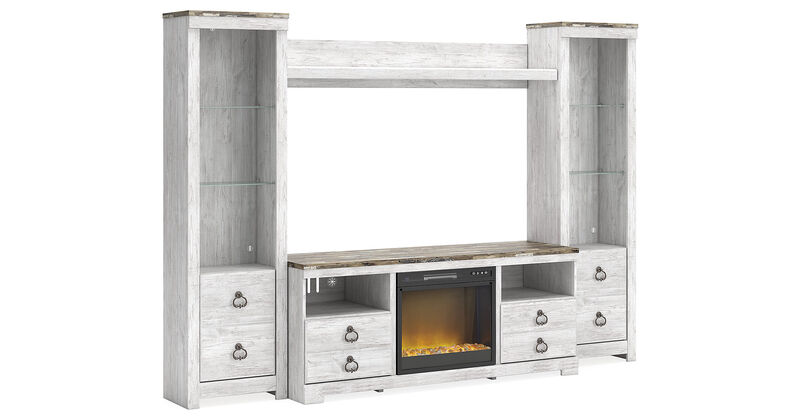 Willowton 4PC Entertainment Center