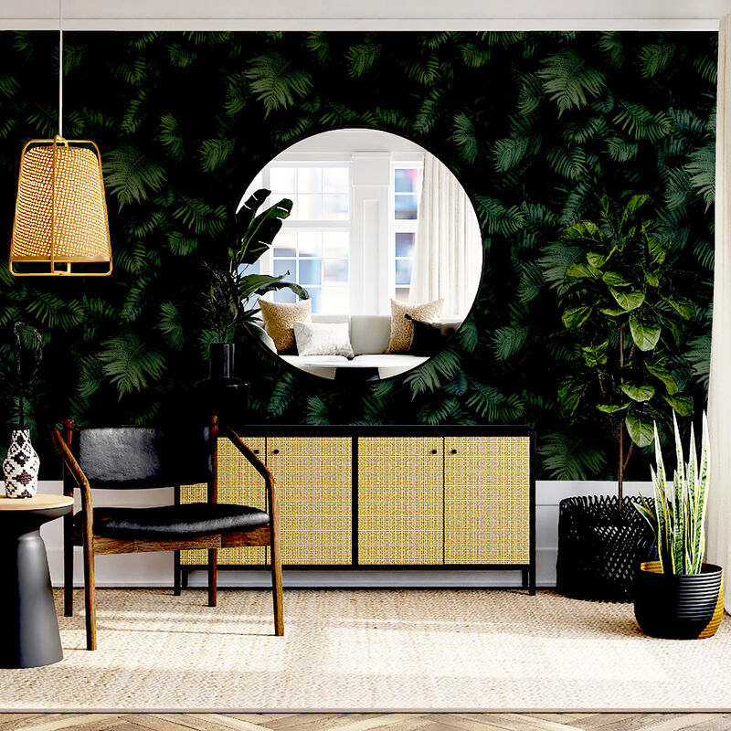Winona Green Ferns Wallpaper image number 4