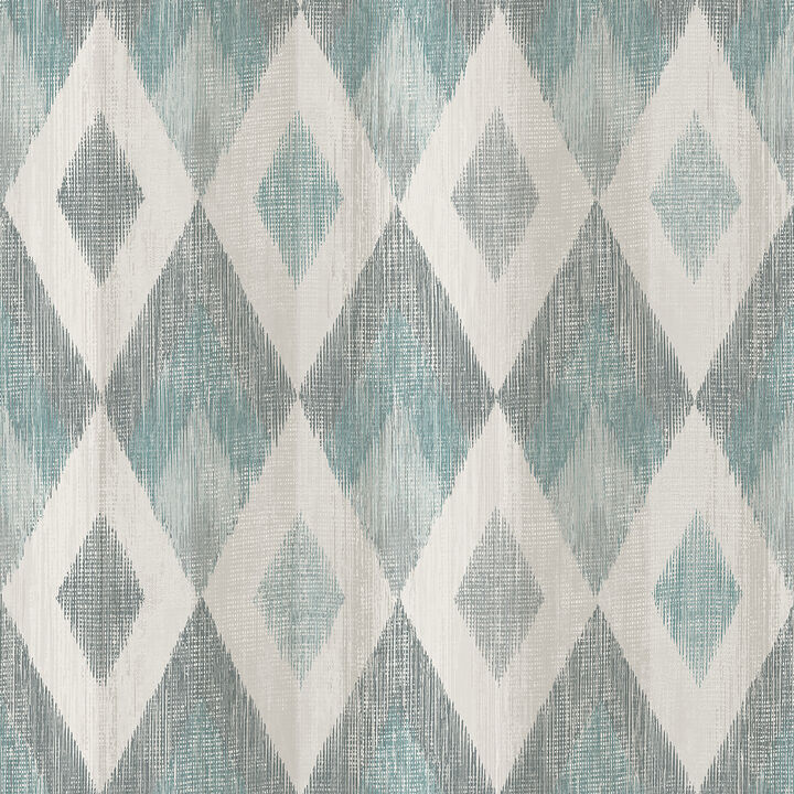 Ace Teal Diamond Wallpaper