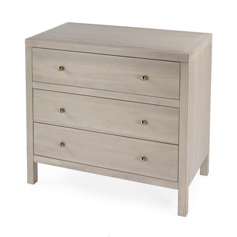 Butler Specialty Nora 3-Drawer Chest, Taupe