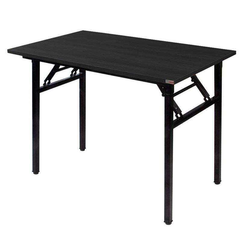 Need Computer Desk Folding Table Writing Desk/Compact Desk/Foldable Desk with BIFMA Certification, No Install Needed, Black AC5C