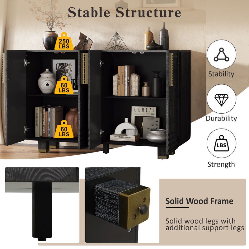 Merax Retro Buffet Cabinet with Storage