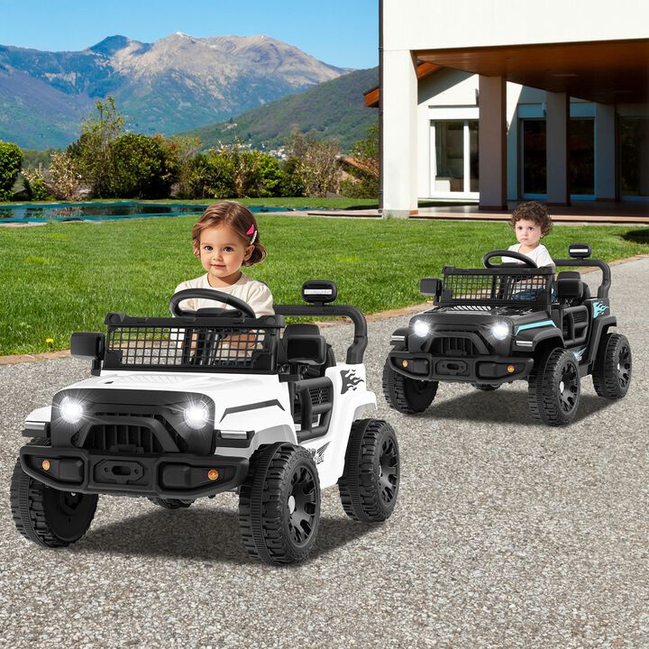 12V Battery Powered Kids Ride-On Truck Vehicle for Outdoor Play
