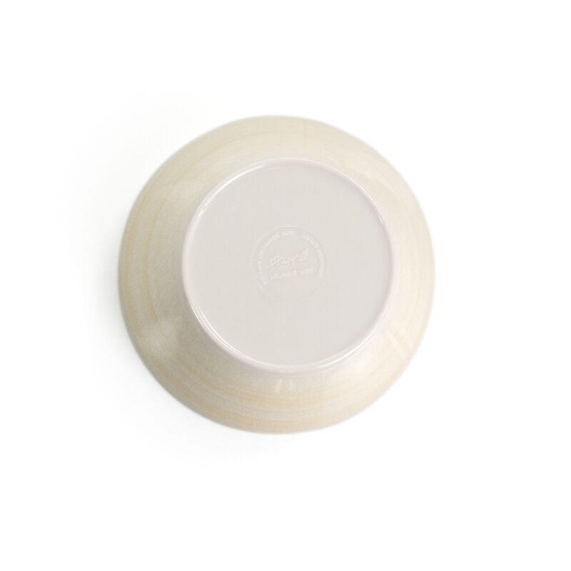 Elama Crafted Clay 12 Piece Lightweight Melamine Dinnerware Set in Cream