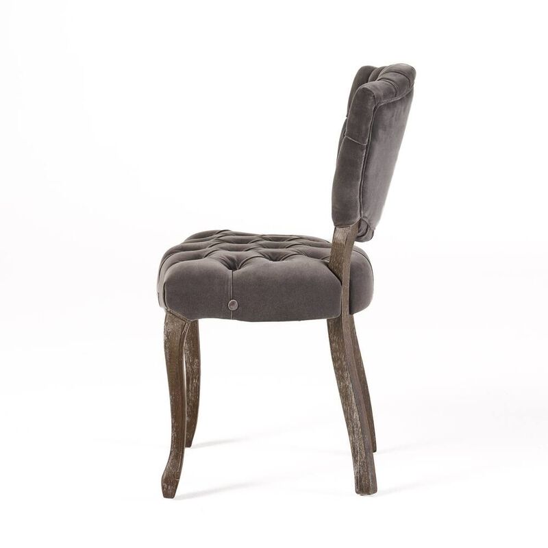 Merax Tufted Velvet Dining Chairs 2 Pieces