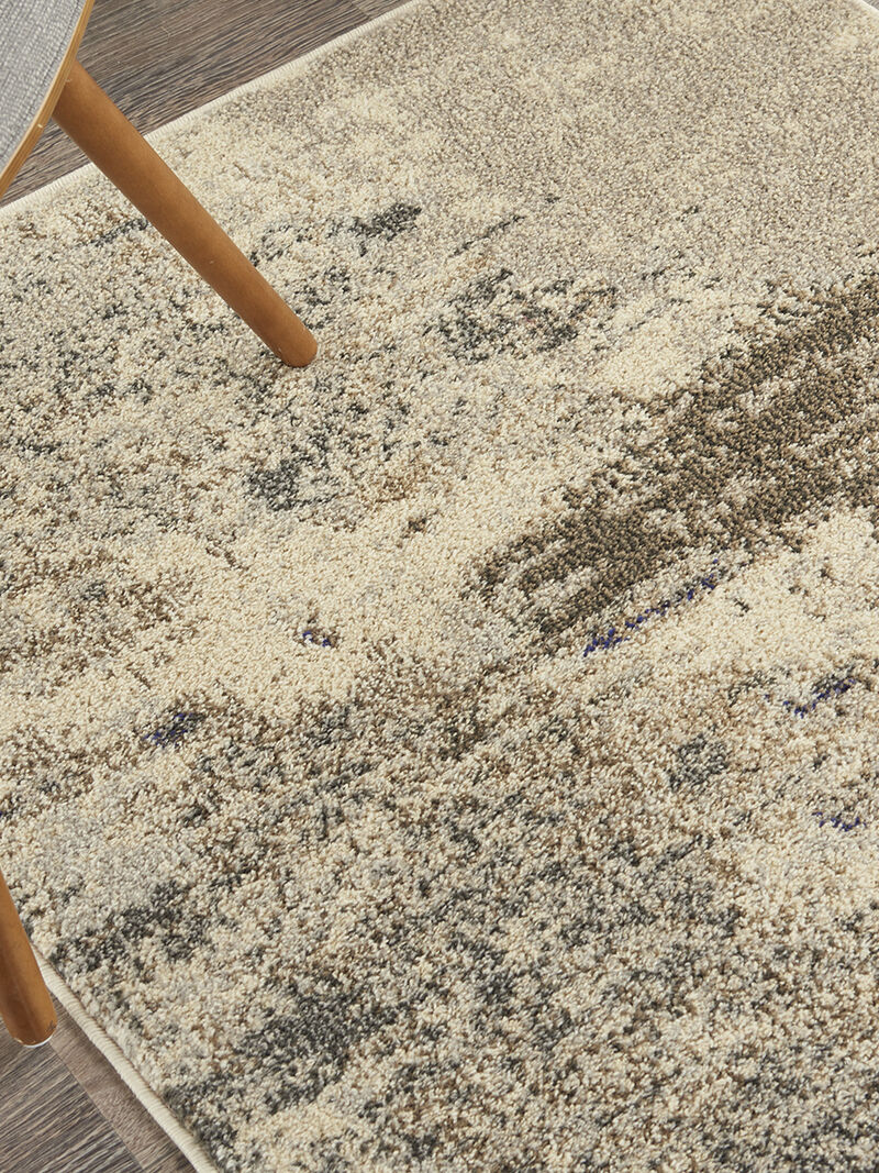 Celestial CES02 Ivory/Gray 3' x 5' Rug