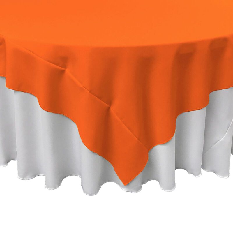 72-Inch Square Table Cover in Polyester Poplin for Kitchen or Parties image number 2