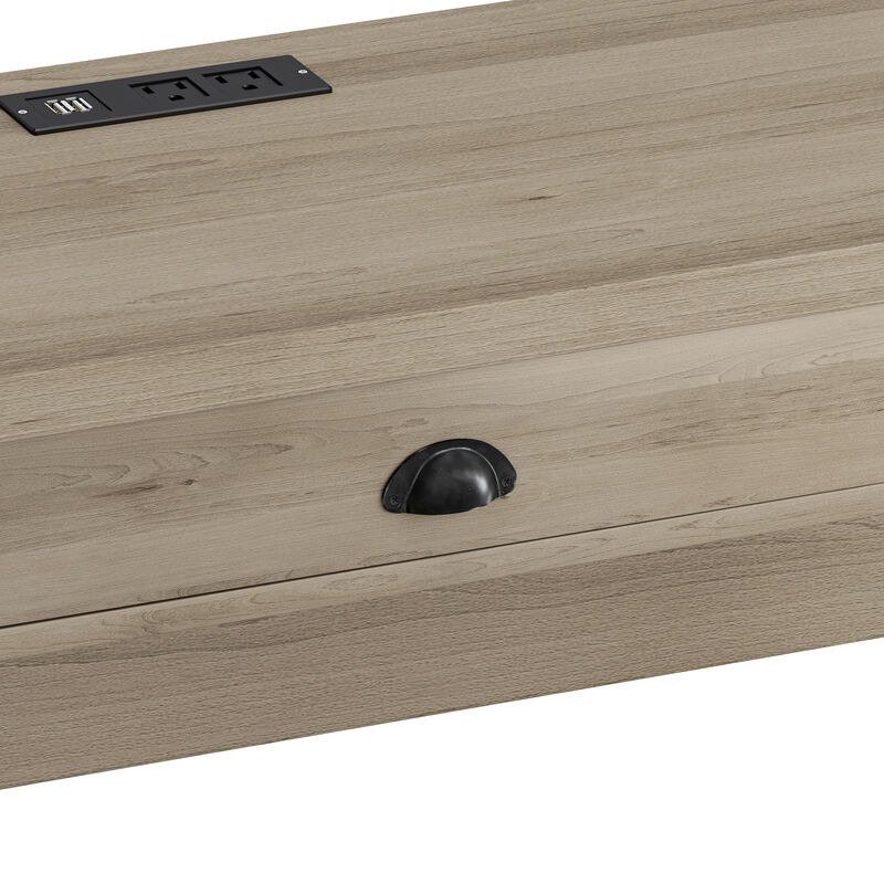 Merax 3-Drawer Dining Table with Stools Dining Set image number 5