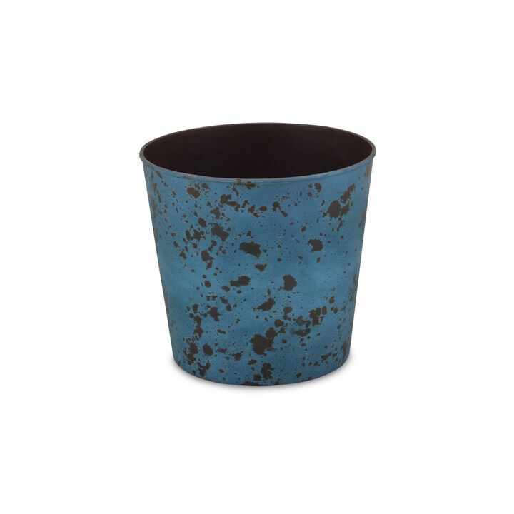 Versatile Plastic Round Planter for Patio, Balcony, or Living Room