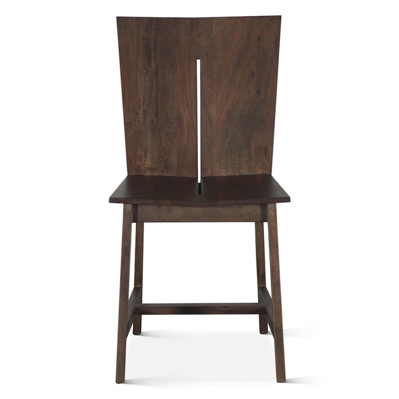 World Interiors Acadia Dining Chair in Coffee Bean image number 0